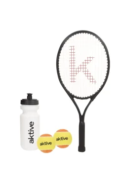 Kit Raqueta De Tenis Iniciación C/pelotas, Botella Y Raquetero Aktive (210 Gr)