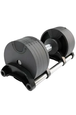 2 Mancuernas Ajustables Power 2-32 Kg (Par) Con Base De Almacenamiento