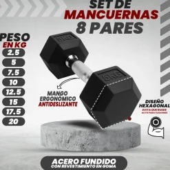 Mancuernas Hexagonales 4kg