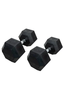 Mancuernas Hexagonales 40 Kg Fitness Tech - 2 Unidades