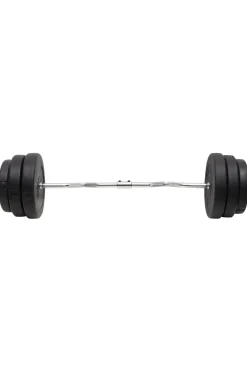 Mancuerna Super Curl Con Discos Vidaxl 90 Kg 2.5x120 CM
