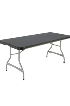Mesa Rectangular Patas Plegables Negro Lifetime 182 X 76 X 73,5 CM