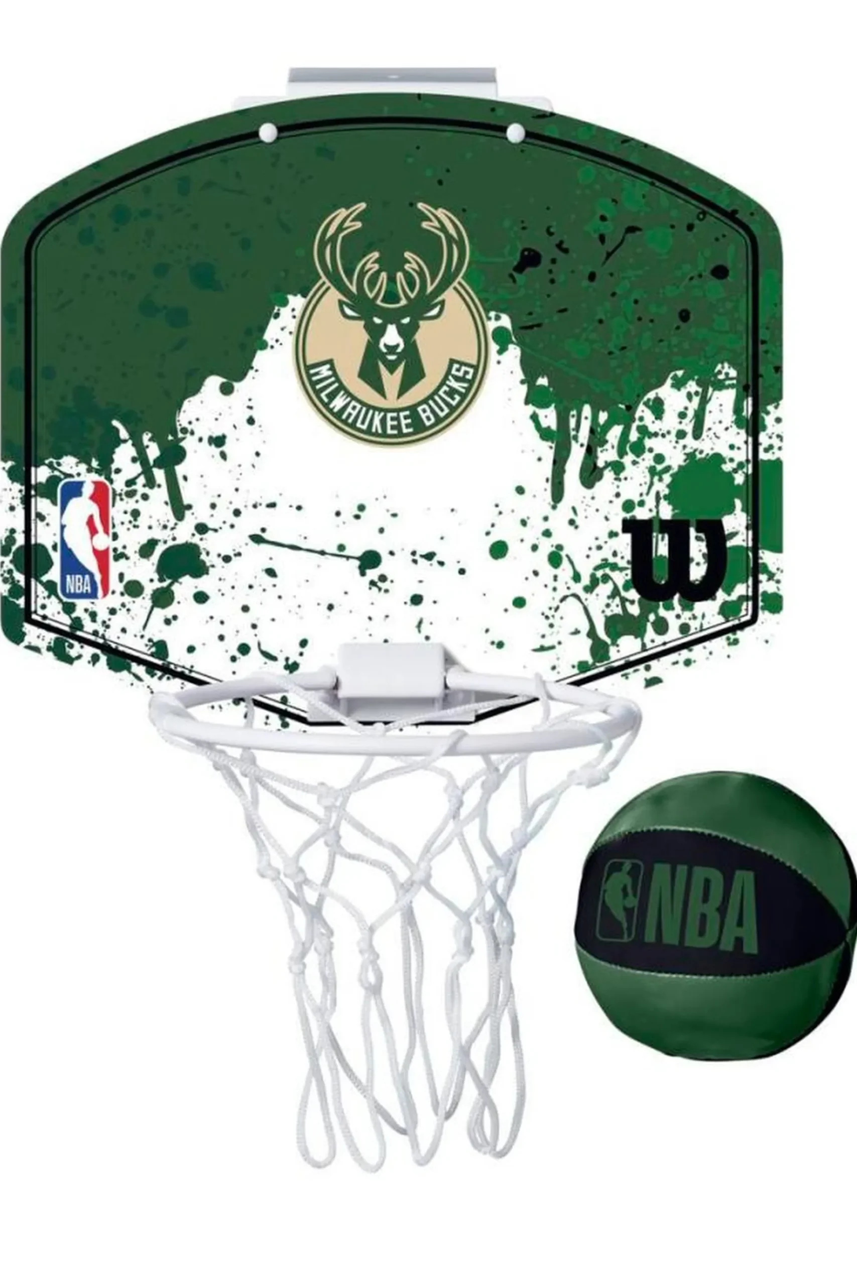 Mini Canasta De Baloncesto Wilson NBA Milwaukee Bucks