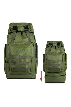 Mochila De Senderismo Plegable Impermeable 60l+10l Coshano
