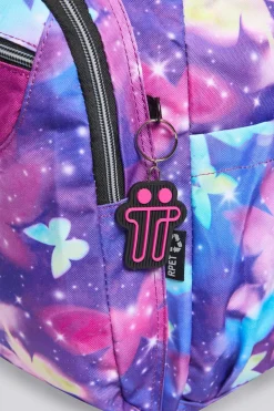 Mochila Escolar Totto Acuareles Glitter