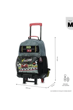 Mochila Infantil Ruedas Totto Grand Prix M