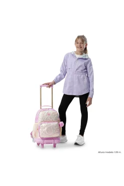 Mochila Infantil Ruedas Totto Unicorn Kisses M