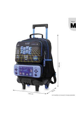 Mochila Infantil Ruedas Totto Vortex M