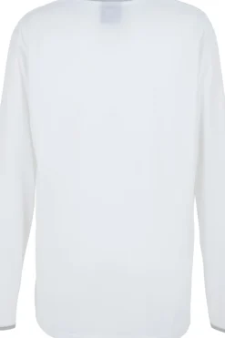 Move Shooting Shirt L/s Blanco/plata Spalding