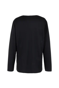 Move Shooting Shirt L/s Negro/blanco Spalding