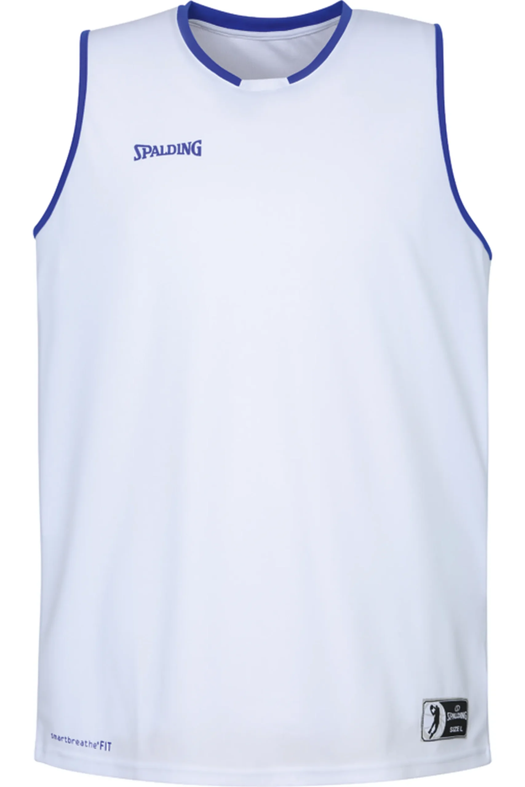 Move Tank Top Spalding Blanco/azul Royal Spalding