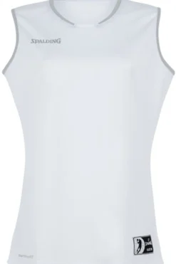 Move Tank Top Women Blanco/plata Spalding