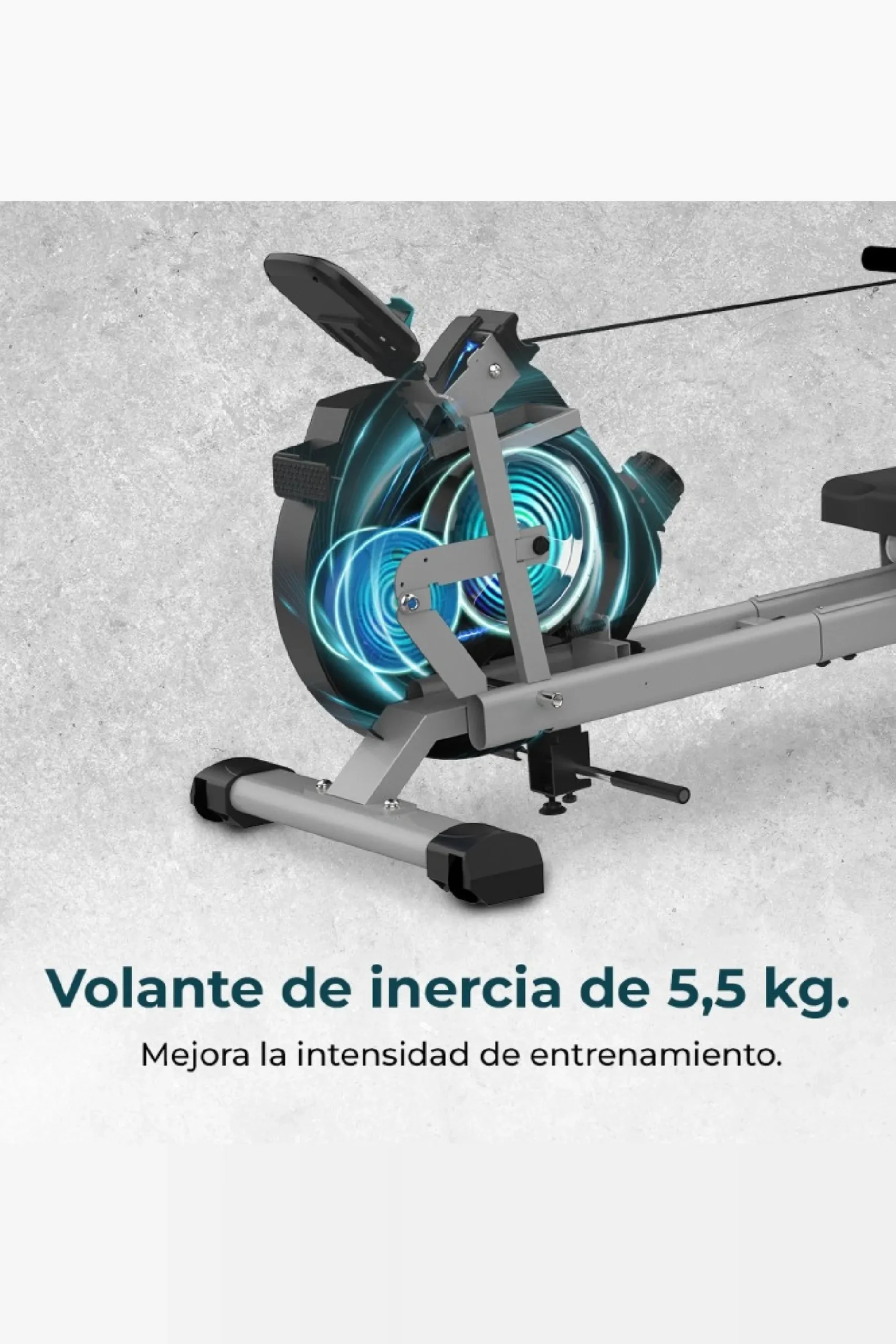 Máquina De Remo Plegable Cecotec Drumfit Rower 5500 Regatta