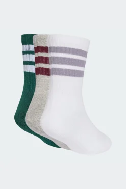 Pack De 3 Pares De Calcetines Clásicos 3-stripes Con Amortiguación Para Niños adidas