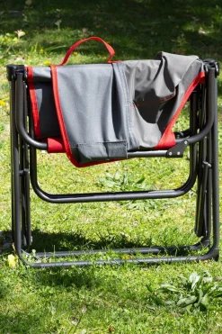 Pack 2 Sillas Plegables Camping Antivuelco C/plegado Compacto Gris Aktive