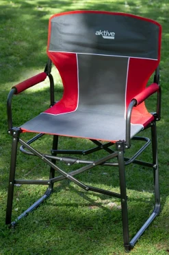 Pack 2 Sillas Plegables Camping Antivuelco C/plegado Compacto Gris Aktive