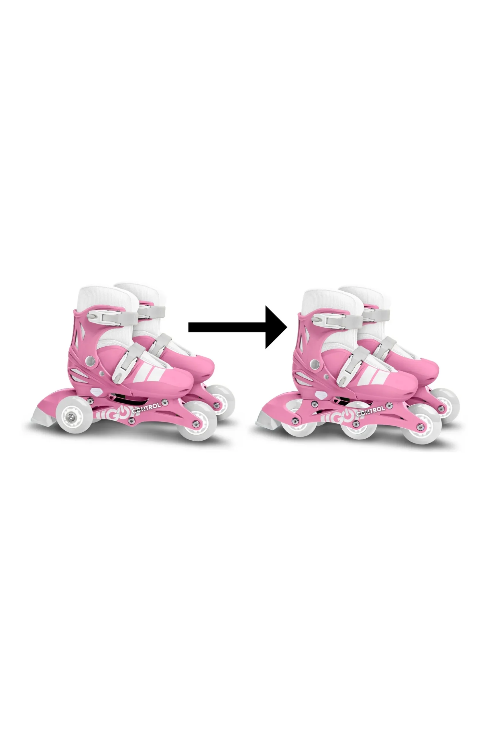 Patines De 3 Ruedas Niños Skids Control Talla 27-30