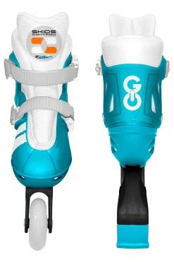 Patines En Linea Niños Skids Control Talla 30-33 Azul