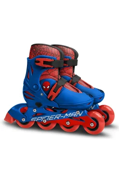 Patines En Linea 4 Ruedas Spiderman Tamaño 30-33