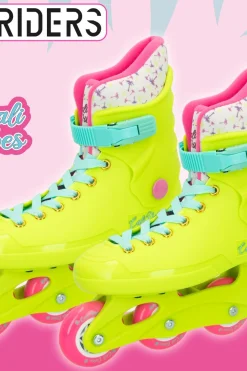 Patines En Línea Amarillo Neón Cb Riders