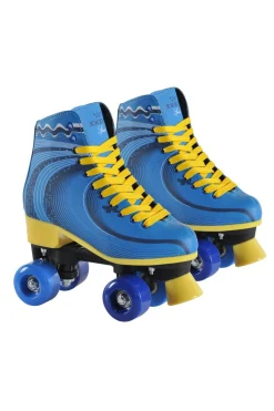 Patín Bota Decorado Azul (talla 36-37)