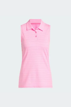 Polo De Jacquard Sin Mangas Ultimate365 adidas