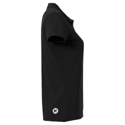 Polo Shirt De Mujer Negro Kempa