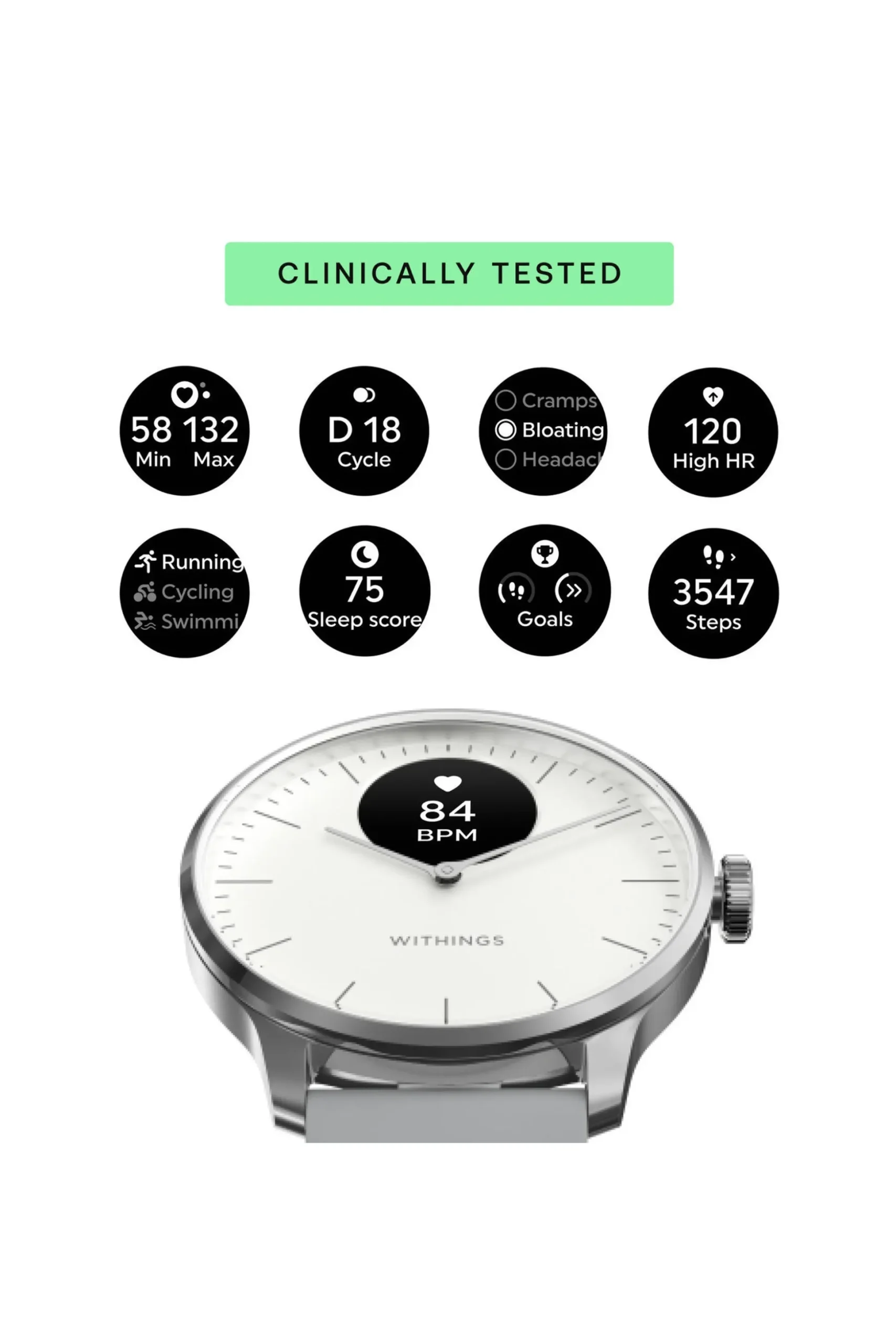 Relógio Withings Scanwatch Light 37mm