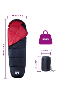 Saco De Dormir De Mochilero Vidaxl 194 X 68 CM
