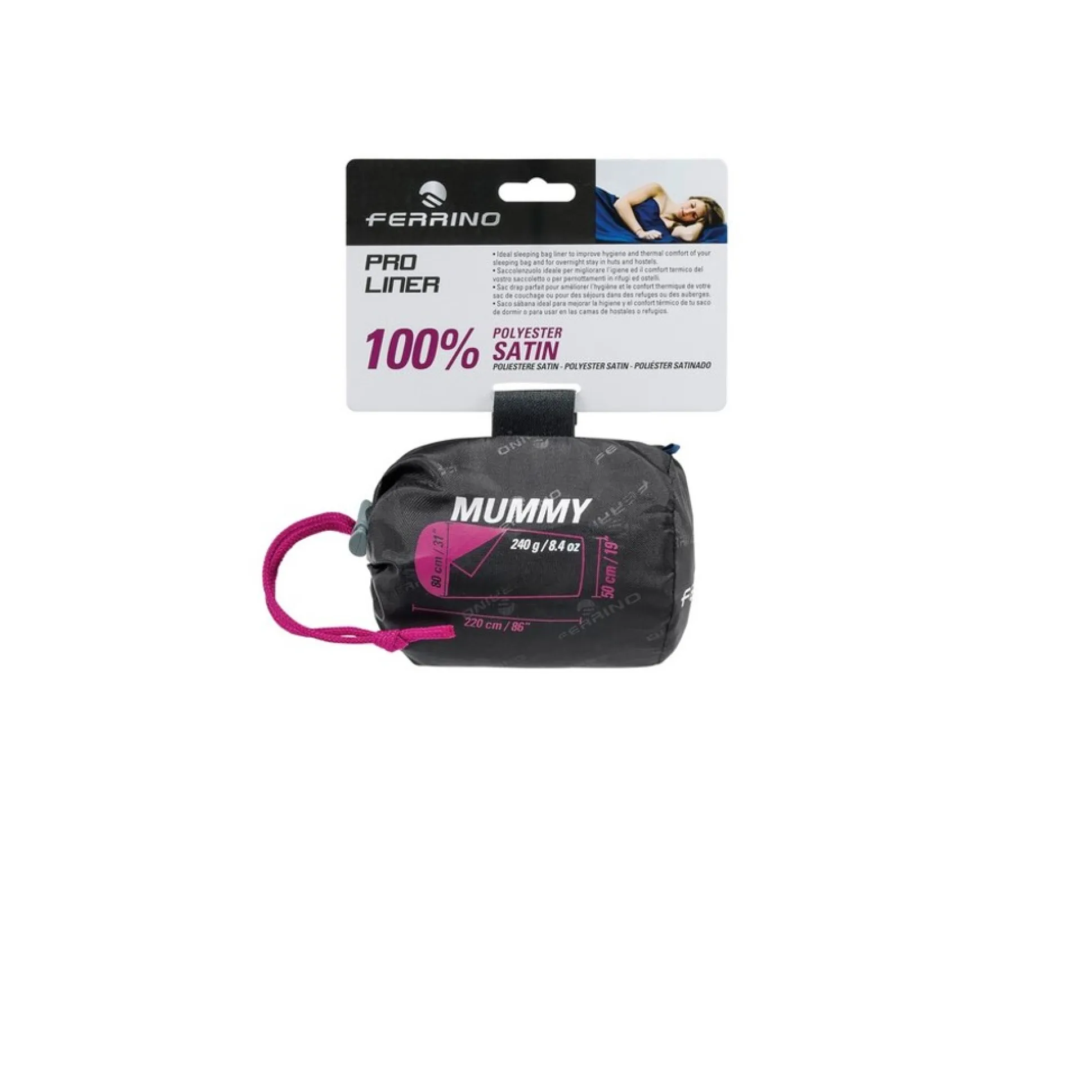 Saco De Dormir Sheet-sleepingbag Pro Liner Mummy De Ferrino