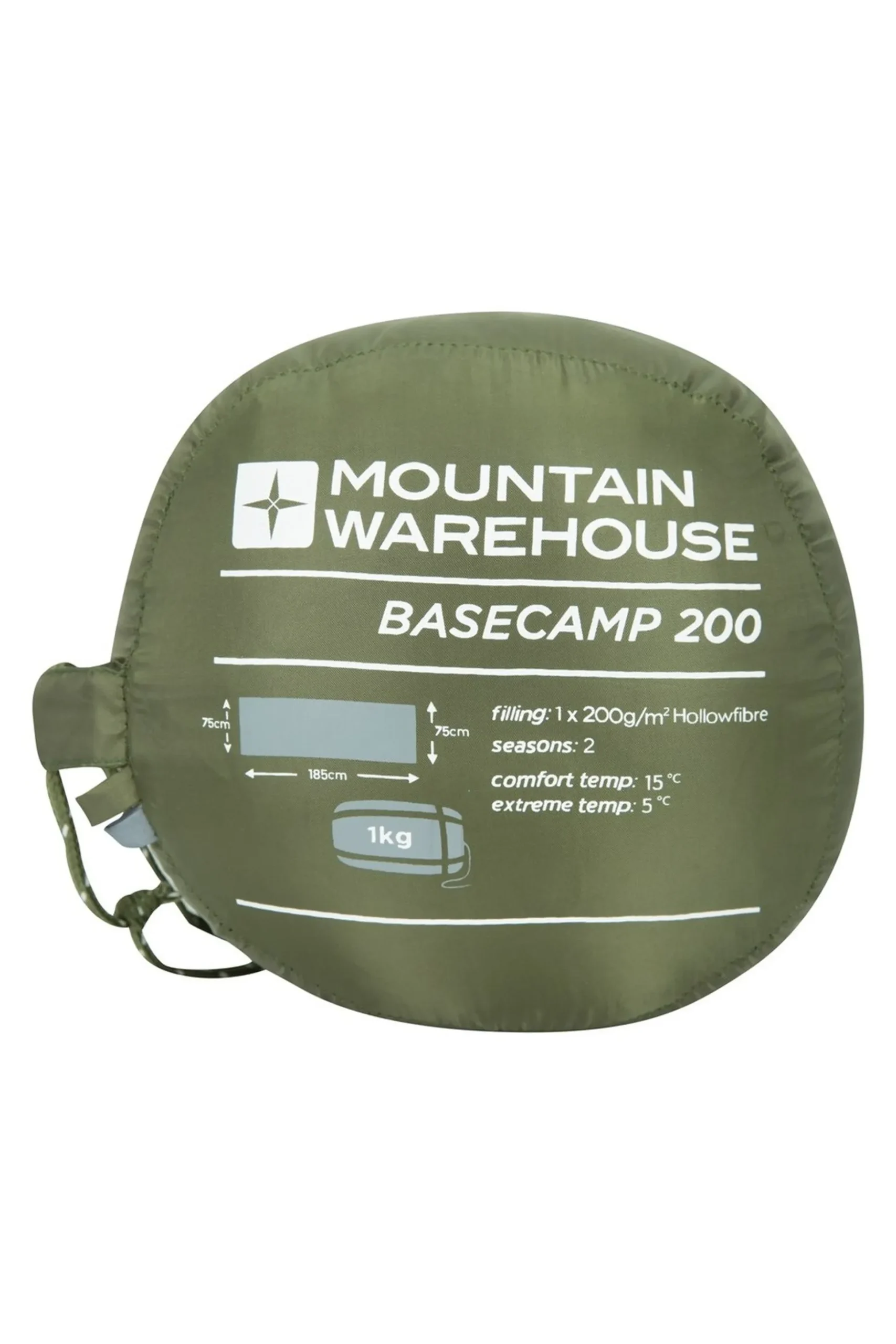 Saco De Dormir Verano Mountain Warehouse Basecamp 200