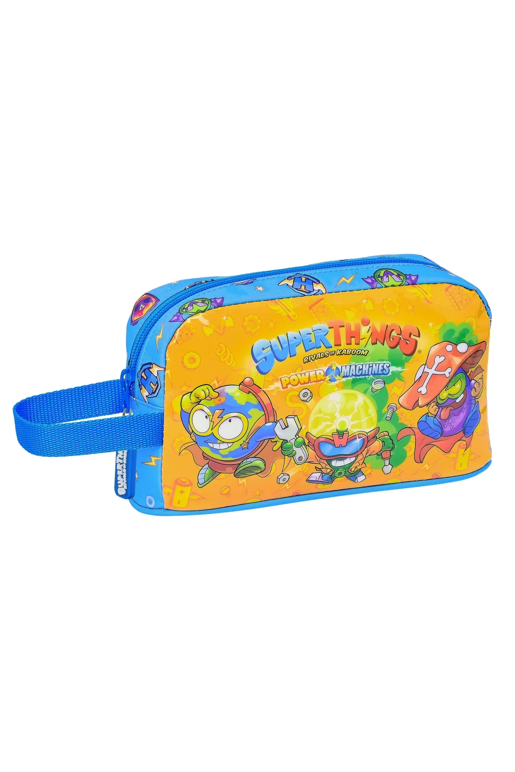 Safta Porta Desayunos Termo Térmica De Superthings Serie 7, 215x65x120 Mm, Azul/multicolor (M859)