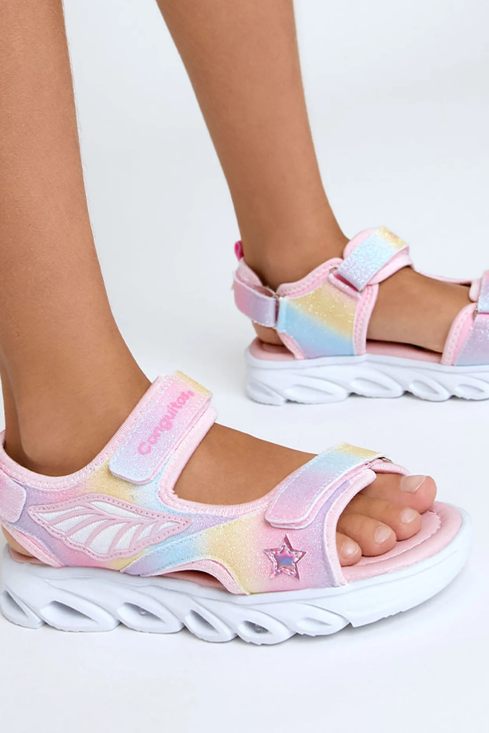 Sandalias Conguitos Luces Alas