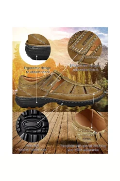 Sandalias Hombre Deportivas Zerimar De Piel Para Verano