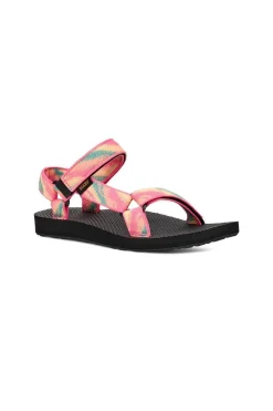 Sandalias Teva W Original Universal Magic Rosas De Mujer