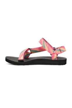 Sandalias Teva W Original Universal Magic Rosas De Mujer