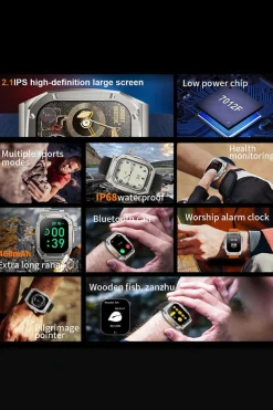 Smartwatch Klack Z79 Max ,con Pantalla Hd Ultra De 2.1 Pulgadas, 100 Modos Deportivos