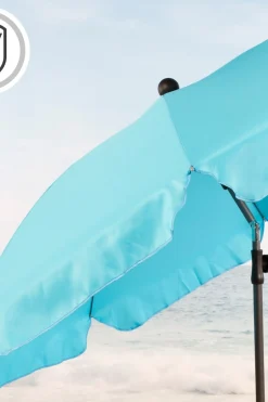 Sombrilla Playa Grande Aktive 200 CM Inclinable Azul Uv30 C/funda