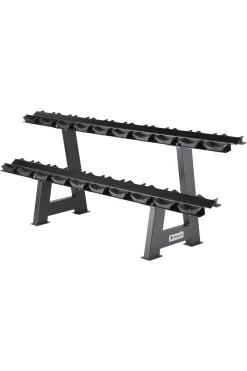 Soporte De Mancuernas Profesional 10 Pares En 2 Alturas