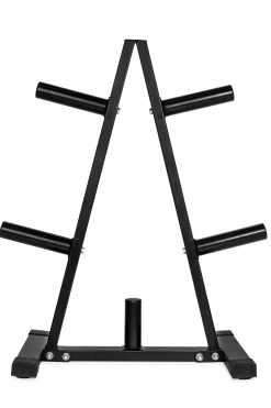 Soporte Estante Discos Olímpicos 50 MM Fitness Negro