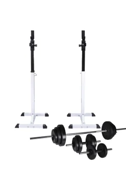 Soporte Para Sentadillas Con Barra Y Mancuernas Vidaxl 30,5 Kg