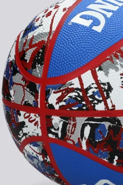 Spalding Blue Red Graffiti