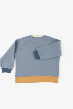 Sudadera De Felpa V. Things Con Combinación De Colores Y Perchado Interior
