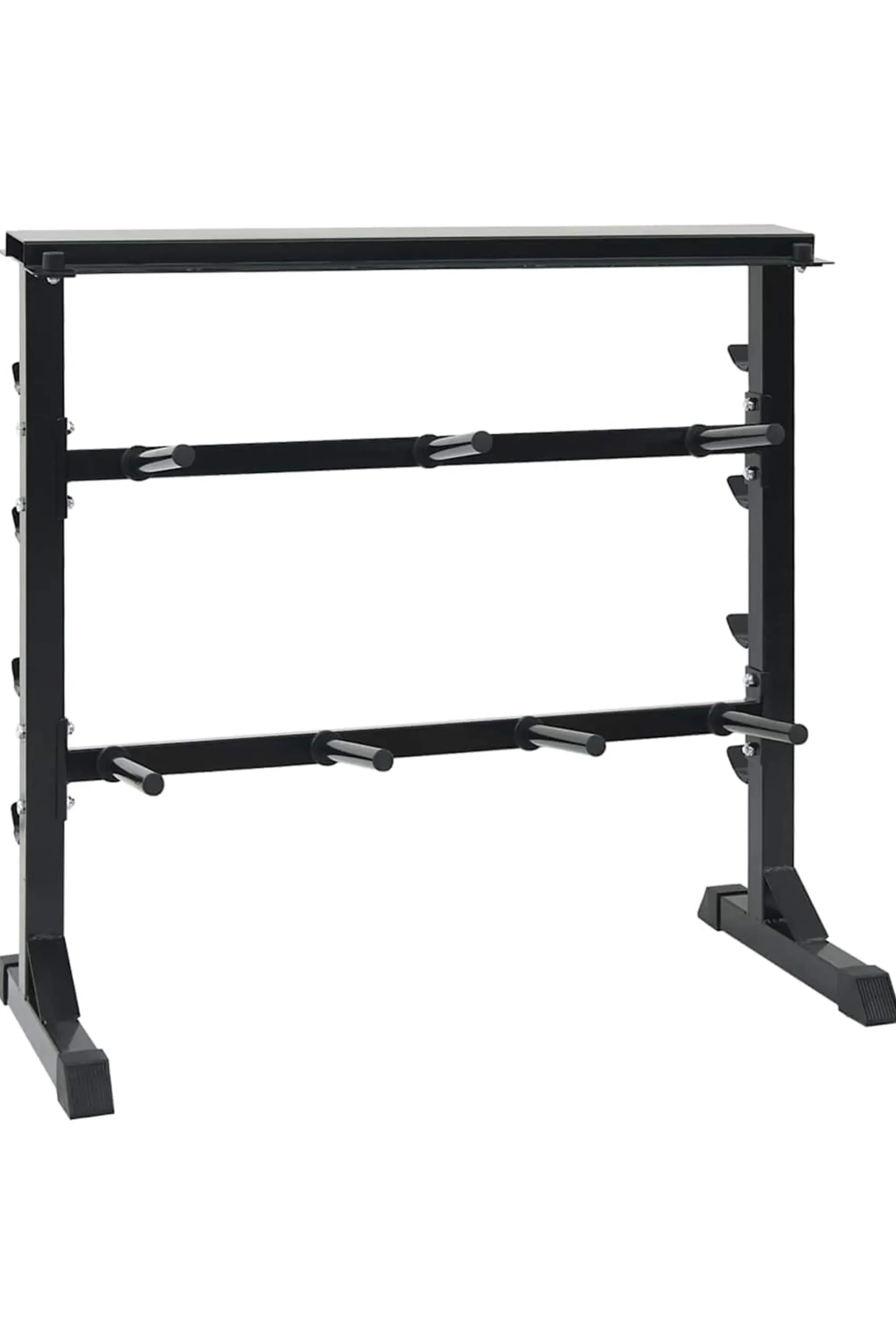 Suporte Para Halteres Com 7 Suportes E 8 Ganchos 300 Kg Aço Vidaxl Aço