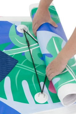 Tabla De Paddel Surf Flores Sup Azul-blanco 320 CM