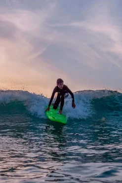 Tabla Surf Waterfall One 7' Verde Lima 80l Principiante <90kg