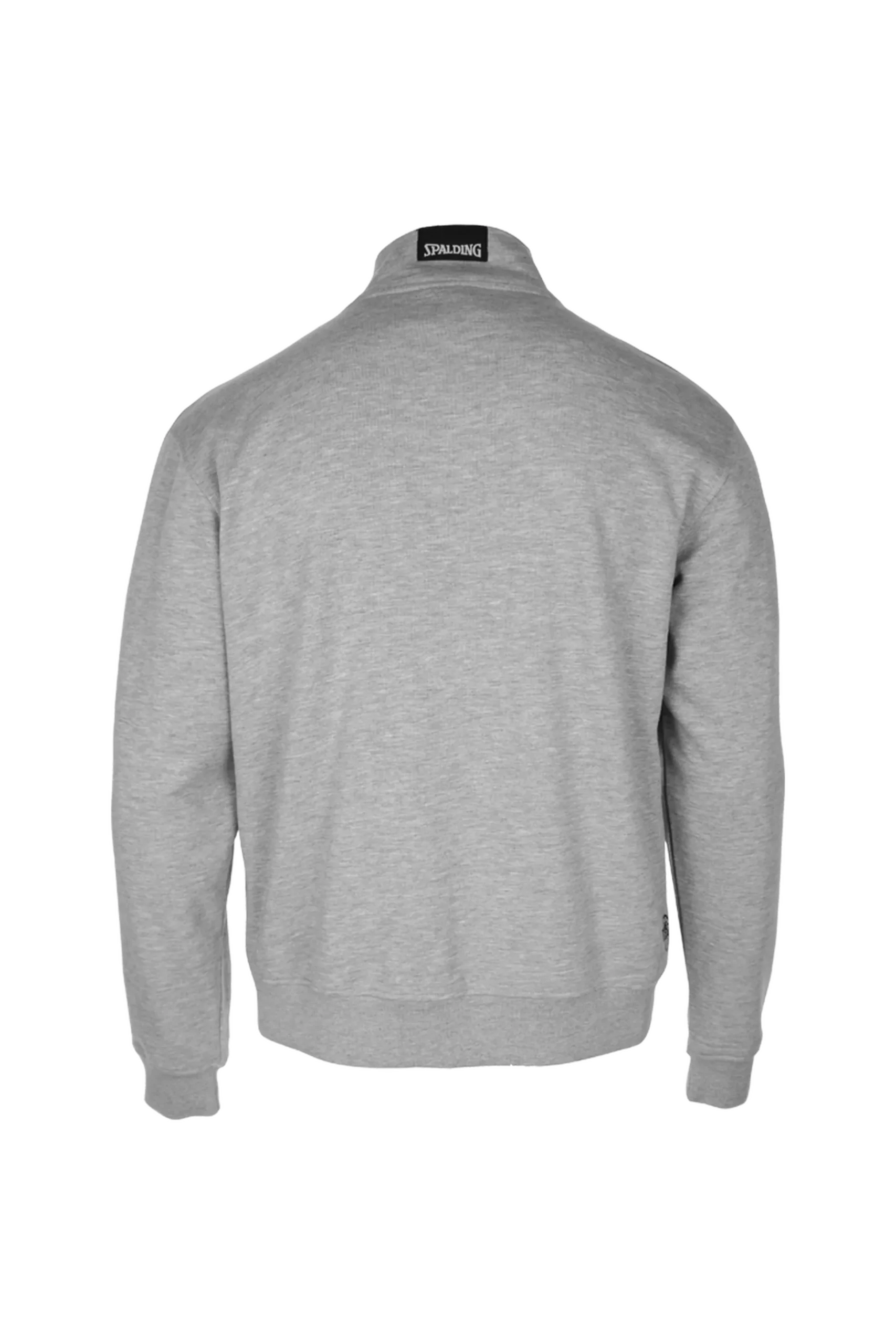Team II Zipper Jacket Gris Melange Spalding