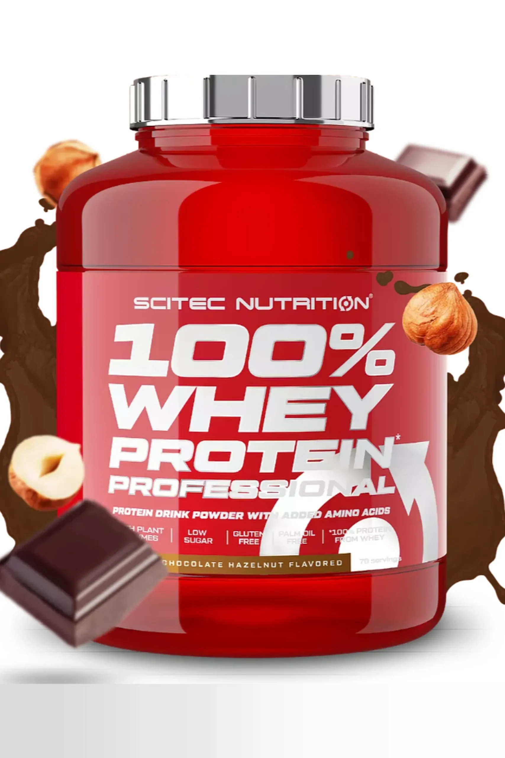 100% Whey Protein Professional 2,27 Kg Chocolate - Avellana