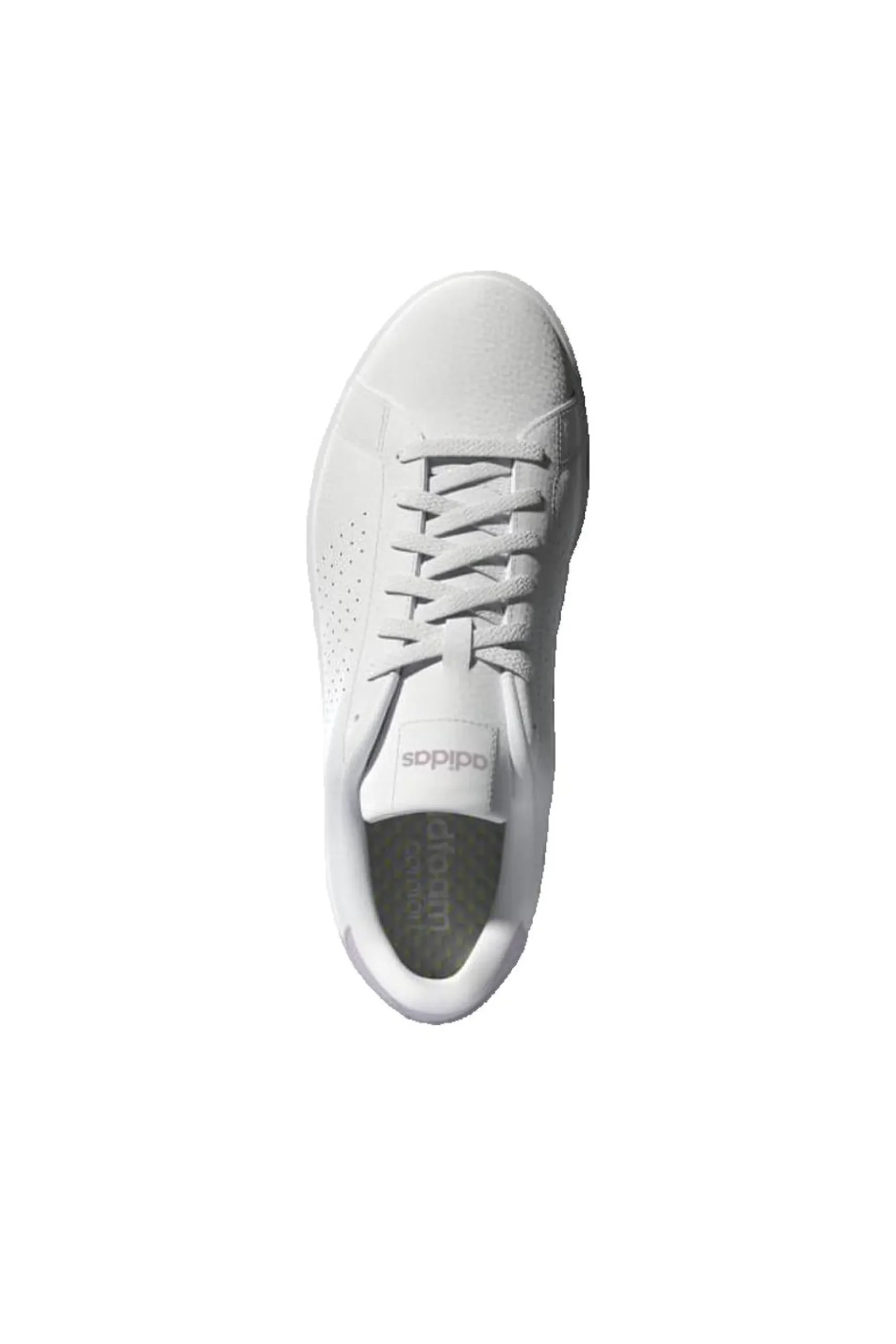 Zapatillas adidas Advantage De Cuero Blanco Nube Y Rosa Aero