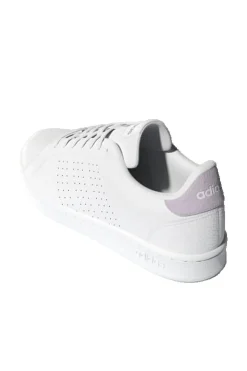 Zapatillas adidas Advantage De Cuero Blanco Nube Y Rosa Aero